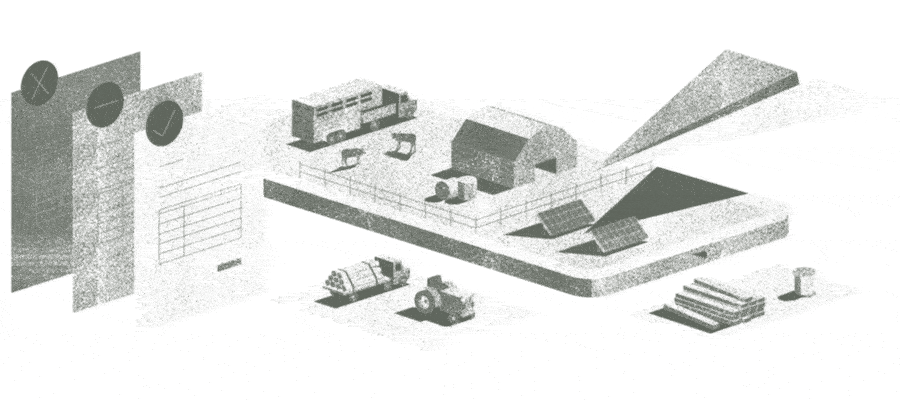 Illustration of bills and paper airplanes