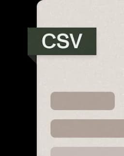 Import category data