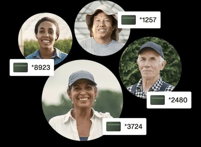 Image of 4 people with Ambrook Wallets