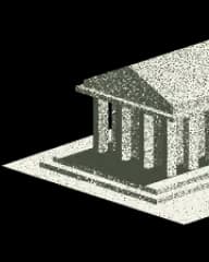 Illustration of ledger page and related industrial activities